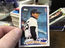 1989 Topps Traded Ken Williams Detroit Tigers #129T