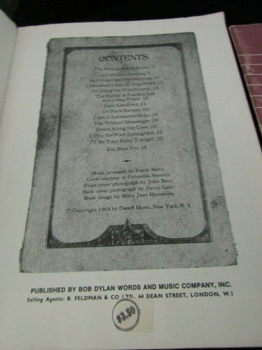 Bob Dylan X Two Music Books - Bild 5 von 9