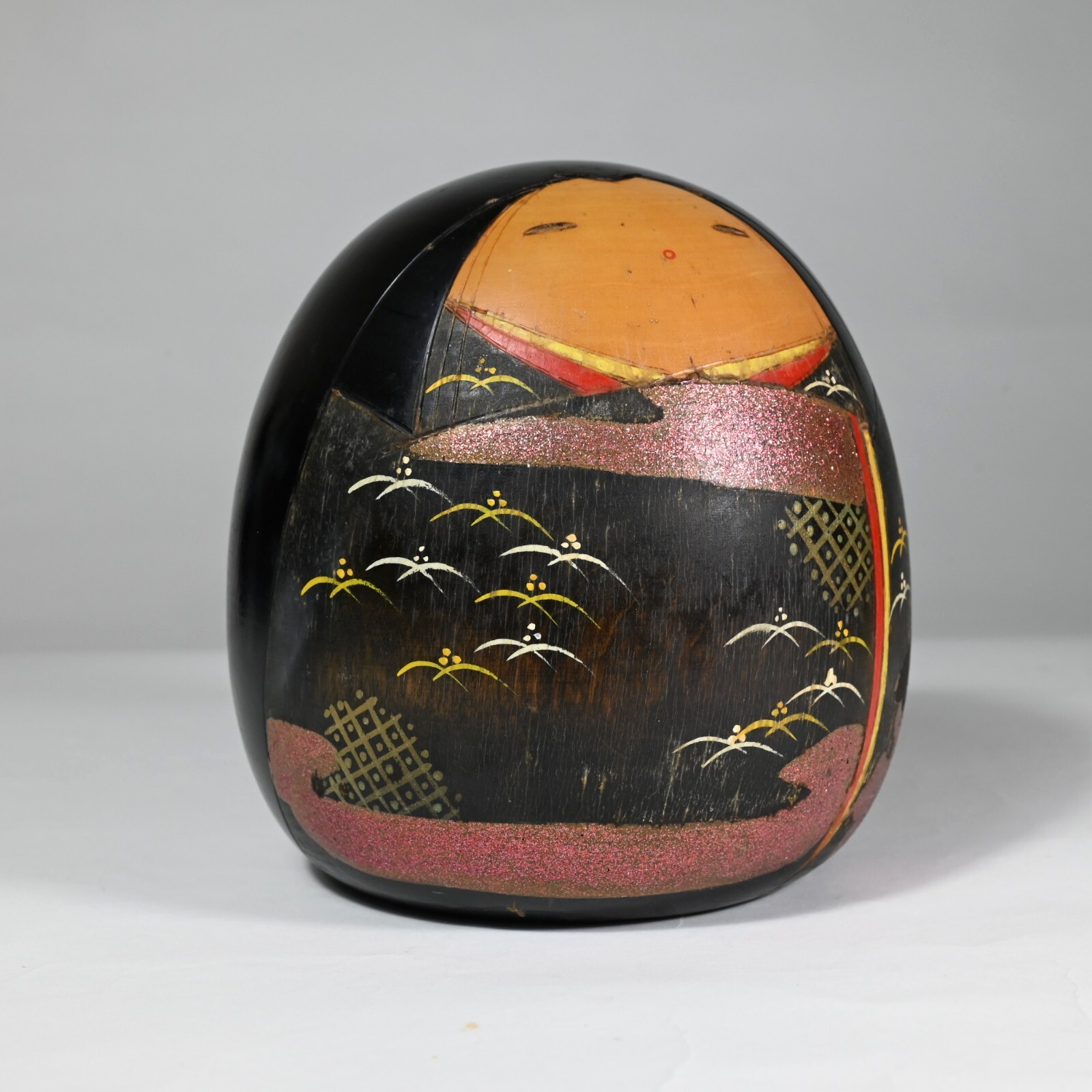 Master TOA SEKIGUCHI "Izayoi" Kokeshi, Signed, 1980s Japan - Large: 5.5" 1.8 lb