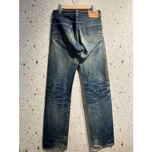 00s LEVI'S VINTAGE CLOTHING 66501 BIGE W31 [Good Stains, damage