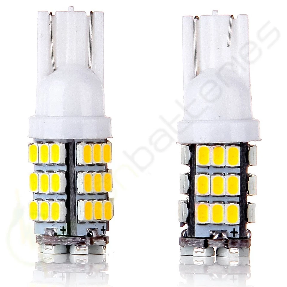 20 X T10 2825 168 cuña 3528 42SMD LED matrícula luces bombillas súper blancas Foto 3 de 4