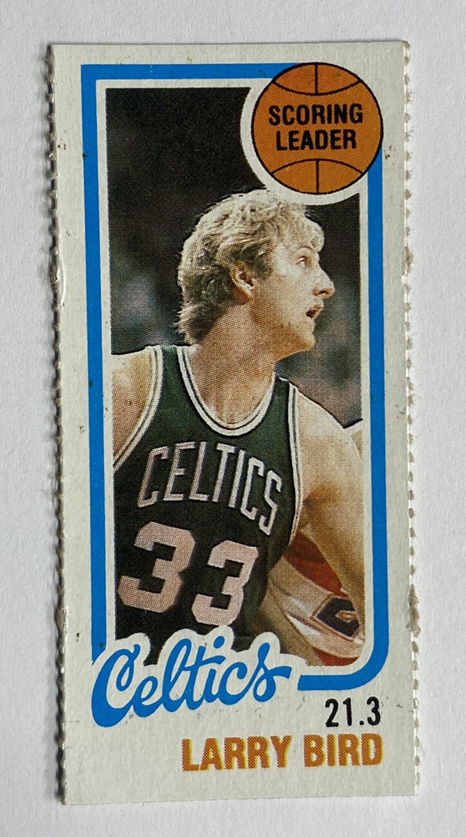 1980-81 Topps Basketball #30 Larry Bird Rookie / Separated