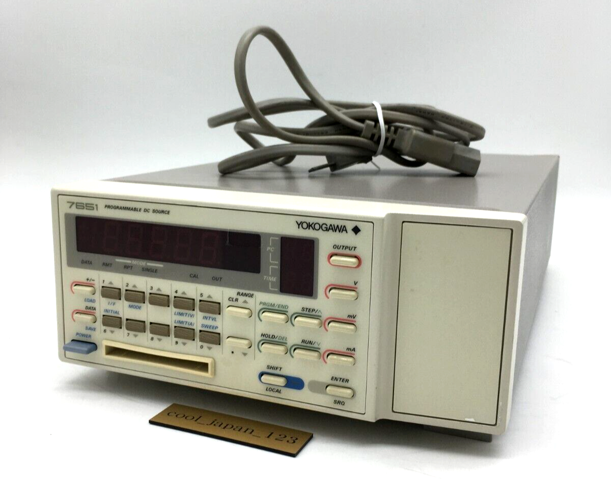 その他 YOKOGAWA 7561(6-1/2) & 7651( DC Source) YOKOGAWA 7651 Programmable DC voltage/current source Used Tested