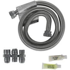 Certified Appliance Accessories Universal Gas Dryer/Range Connector Kit, 4 Ft.
