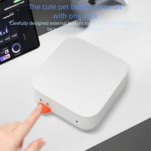 Dustproof Computer Base Power Button Front Host Accessories for Macmini M4 - Photo 8/17