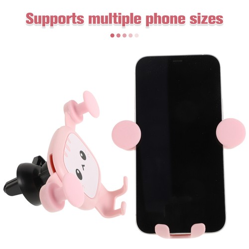 Cute Cat Phone Stand Car Phone Mount Holder Universal Clip Mount Cute - 第 6/12 張圖片