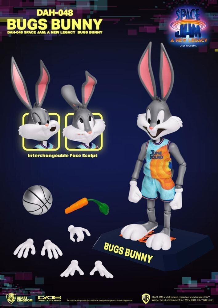 Space Jam Jersey Beast Kingdom Space Jam: A New Legacy Bugs Bunny