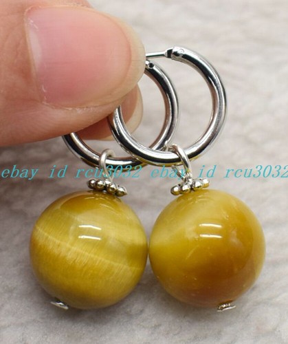 Nuevo Elegante Pendiente Bastante Natural Multicolor 8/10/12mm Redondo Piedras Preciosas Cuentas - Imagen 68 de 73
