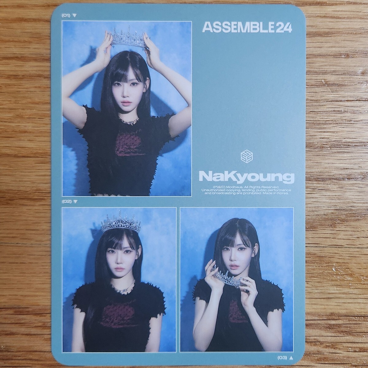 Na Kyoung Official Visual Card TripleS Assemble 24 Genuine Kpop | eBay
