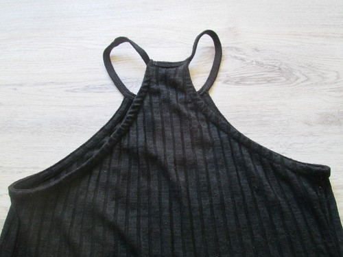 ❤ Sugar Rain girls black cami shirt tops M ribbed material 7 8 10 - Picture 21 of 22