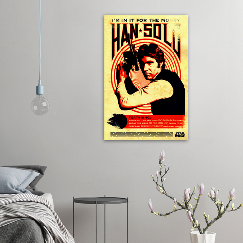 Star Wars Poster - Han Solo I'm in it for the Money - Filmmonzert Poster - Bild 5 von 6