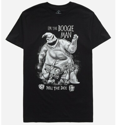 The Nightmare Before Christmas The Best Oogie Boogie Roll The Dice T Shirt New