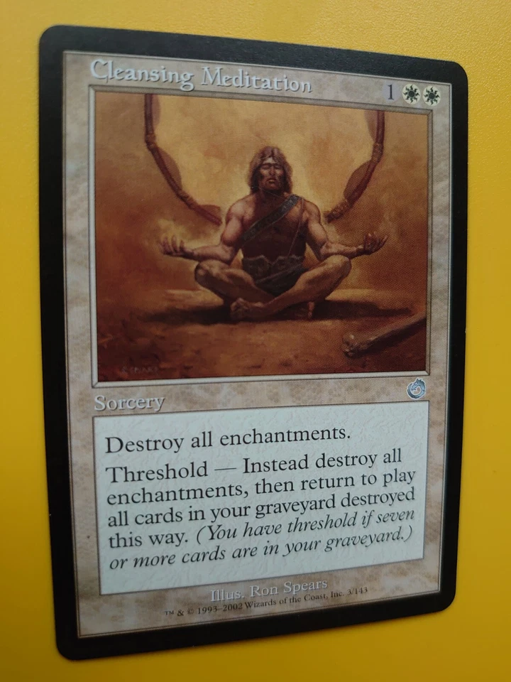 MTG Card. Cleansing Meditation   Sorcery  Torment. As Pictures - Image 4 of 4