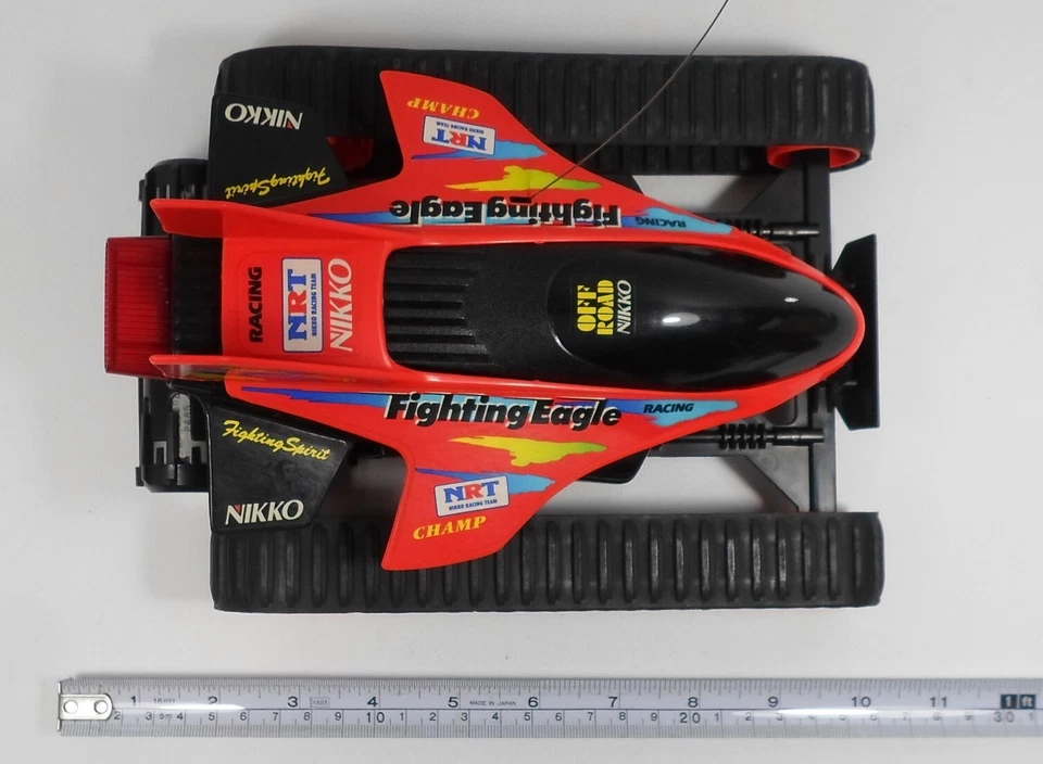 NIKKO VTG VIPER NEON RED RACING CAR 1/18 27 Mhz R/C # 18410 NEW IN BOX WORKS - Image 2 of 4