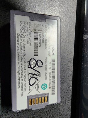 Motorola 82-127909-02 Rev B Li-ion 3.7v 4800mAh Battery