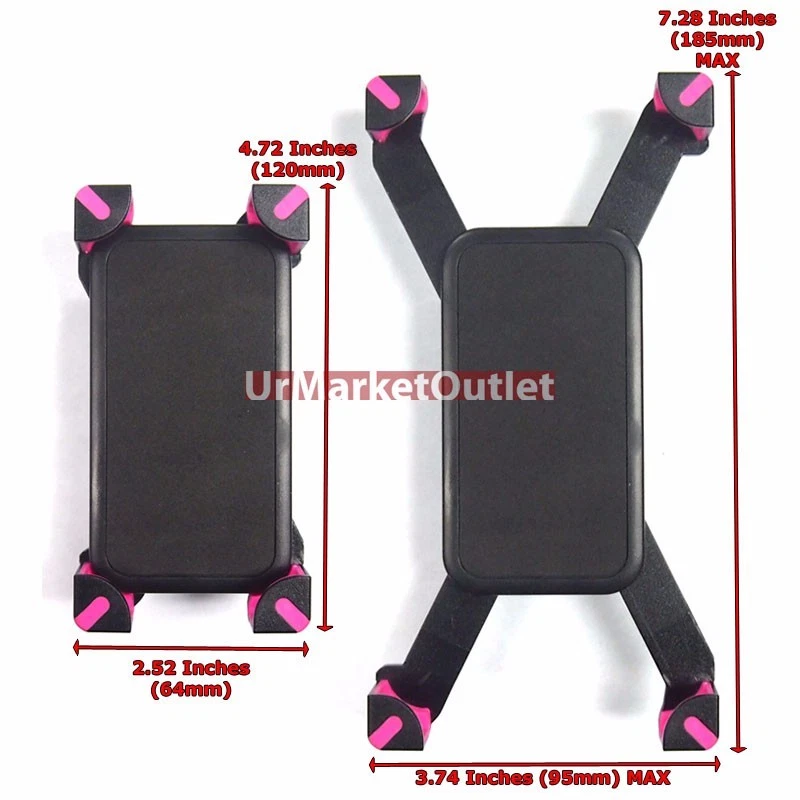Universal ATV/Bicycle/Bike/Golf Cart Handlebar Mount Holder for Samsung Phone - Image 3 of 4