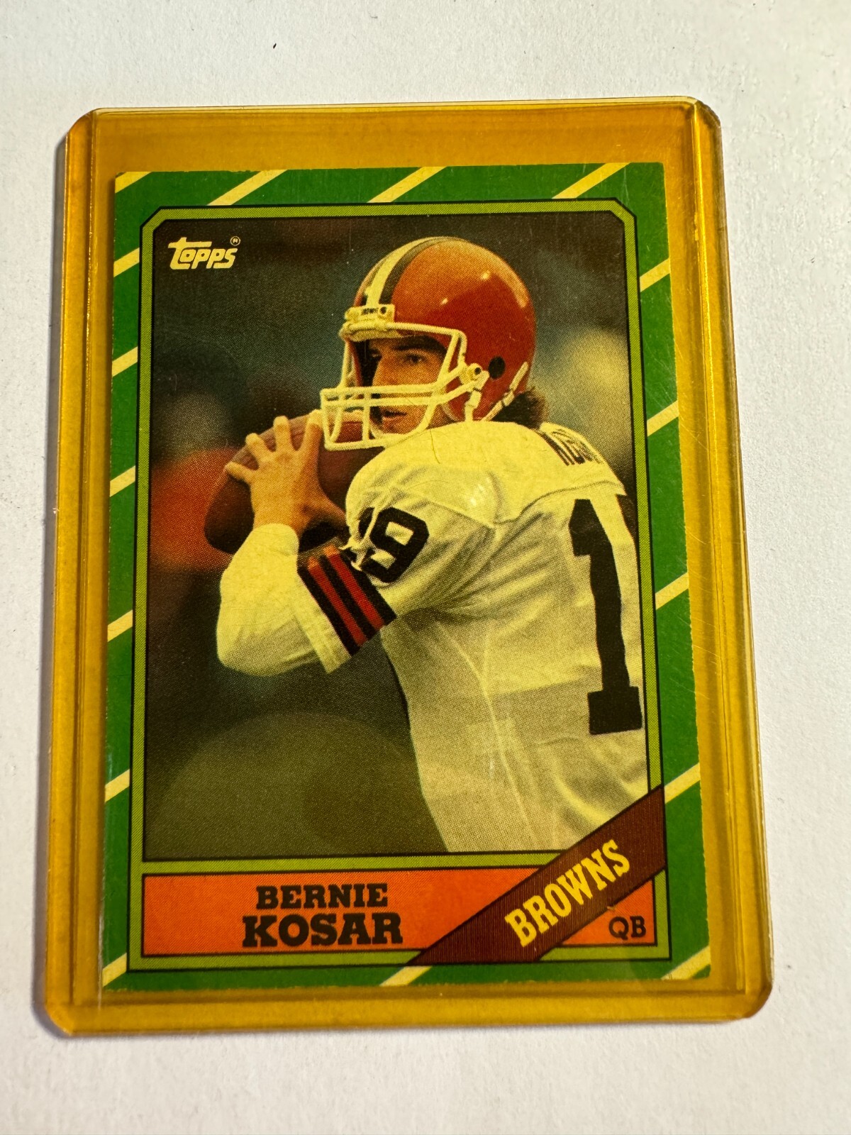 K138,866 -  1986 Topps #187 Bernie Kosar RC