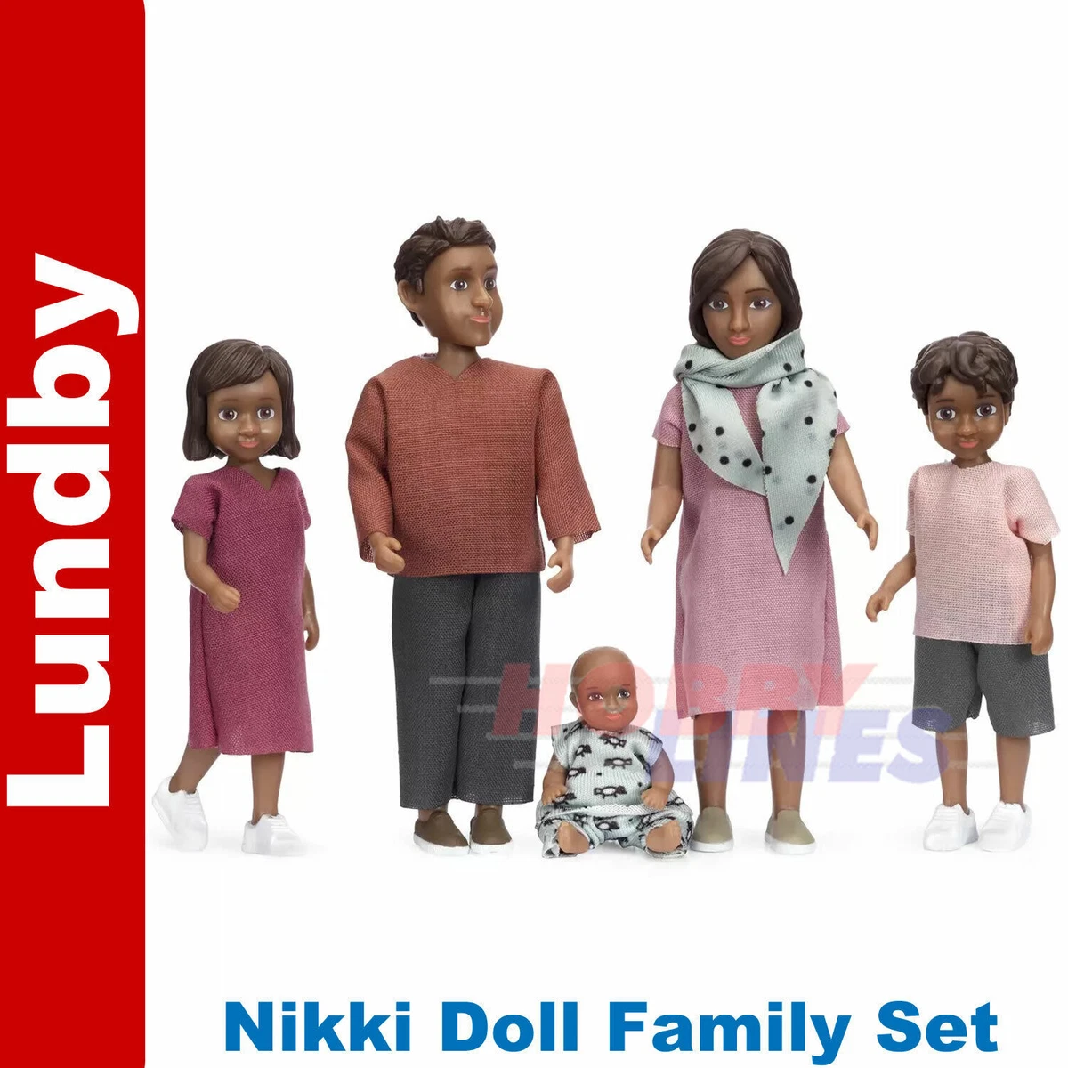 Lundby cheap doll family
