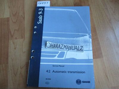 1998 SAAB 9-3 Automatic Transmission Service Manual
