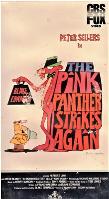 The PINK PANTHER STRIKES AGAIN- Peter Sellers- Drives His ...