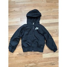 Nike Sportswear Windrunner Kids Size Lg 6/7Y Black Gorpcore Hooded Jacket