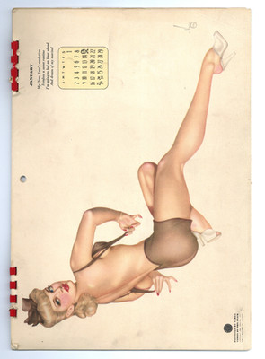 Esquire Girl Calendar 1943 GD+ 2.5