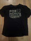 Men’s Fox Racing T Shirt Size Large Slim Fit Fox Moto-x