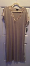 Natori Nightgown With Lace Trim