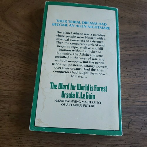 The Word For World Is Forest: Berkeley Medallion Edition, 1972 5th Printing - Picture 5 of 6