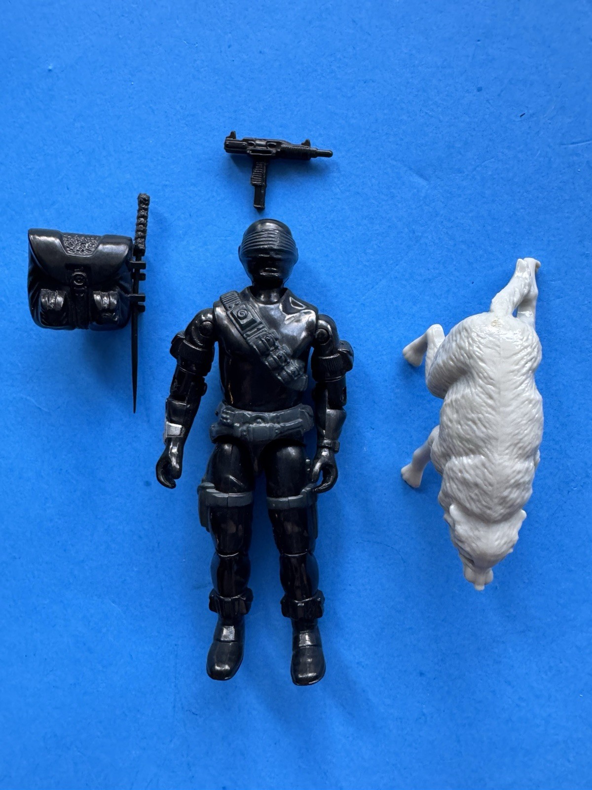 Snake Eyes GI Joe V2 100% Complete! ! Timber Wolf Unbroken File Card Too!