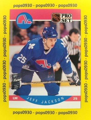 Jeff Jackson, Quebec Nordiques, 1990, Pro Set, #249