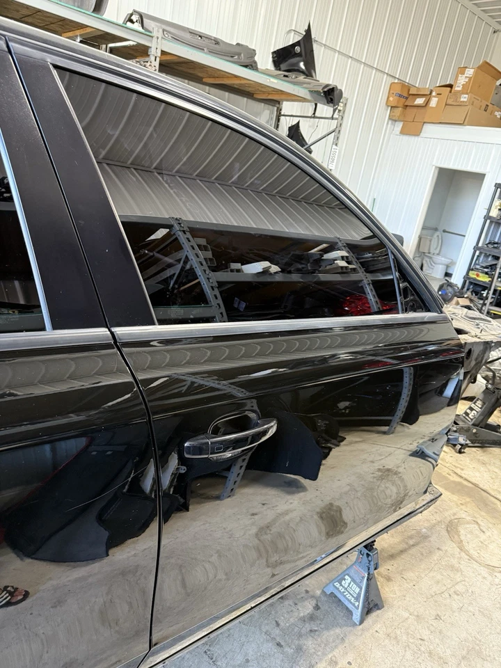 AUDI A4 S4 2009 2010-2016 PUERTA DELANTERA DERECHA DEL LADO DEL PASAJERO FABRICANTE ORIGINAL - LY9B negro Foto 2 de 4