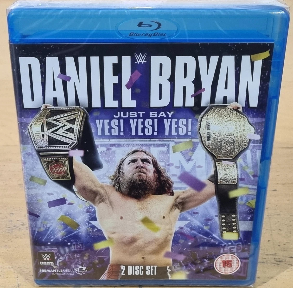 WWE Daniel Bryan Just Say Yes Yes Yes! Blu-Ray PAL 2 Disc Set New & Sealed