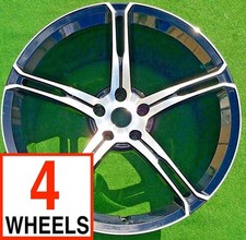 4 PERFECT Factory McLaren 650S Lightweight Wheels OEM Forged Diamond Cut MP4-12C
