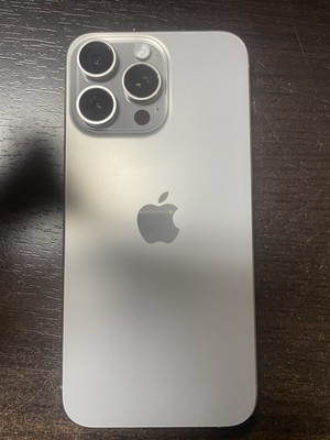 iPhone 15 Pro Max Back Housing Replacement w Small Parts OEM -Natural Titan - A