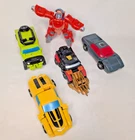Vintage TRANSFORMERS Lot Wheelie Over-Run Wild Rider Menasor Bumble Bee Ratchet