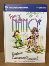 Fancy Nancy Explorer Extraordinaire Leap Reader Book Hardcover Interactive