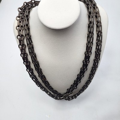Authentic CHANEL Reissue 2.55 Ruthenium Bijoux Replacement Purse Chain Strap 