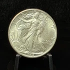 1945 Walking Liberty 50C Fifty Cents Half Dollar Coin