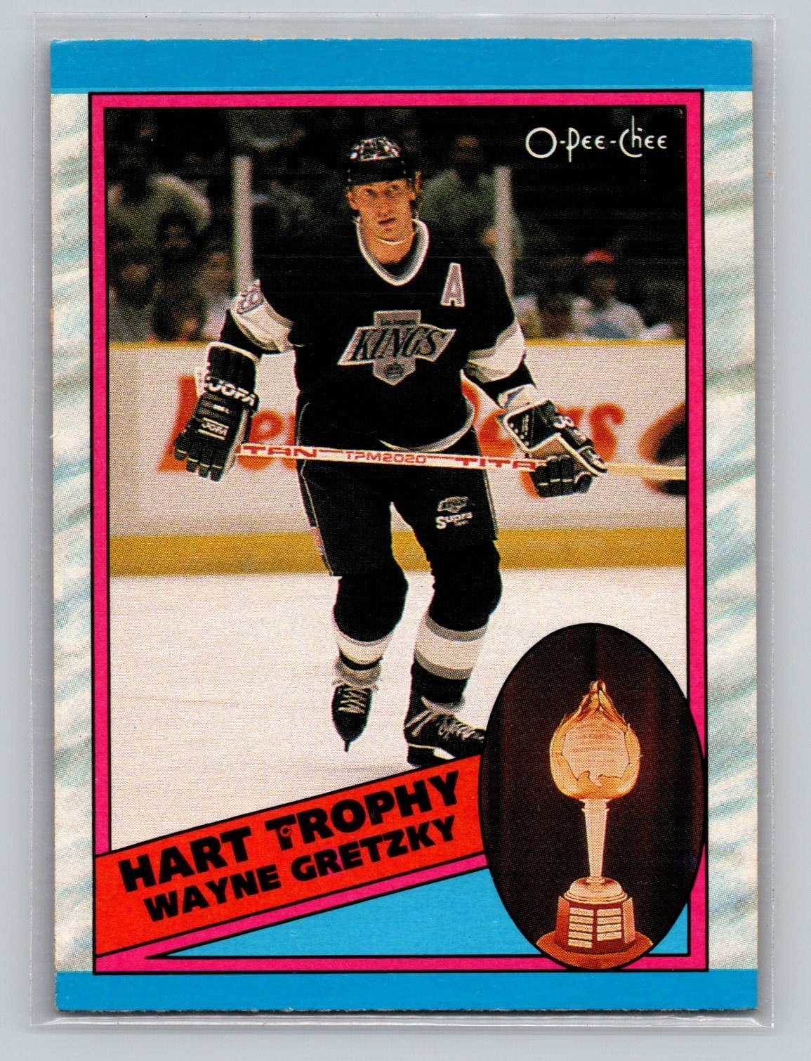 1989-90 O-Pee-Chee #320 Hart Trophy Wayne Gretzky