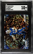 2023 Panini Prizm - Fireworks Josh Allen #F-4 No Huddle Prizm