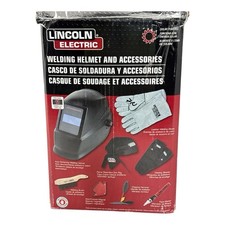 Lincoln Electric Auto Darkening Welding Helmet Kit With Accessories KH977 (OB)
