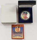 2000 $1 1oz American Silver Eagle - Colorized - Mint State - Uncirculated BU