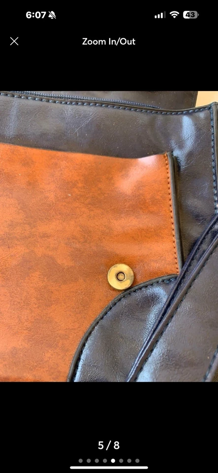 Bolso mensajero ropa prohibida Foto 3 de 4