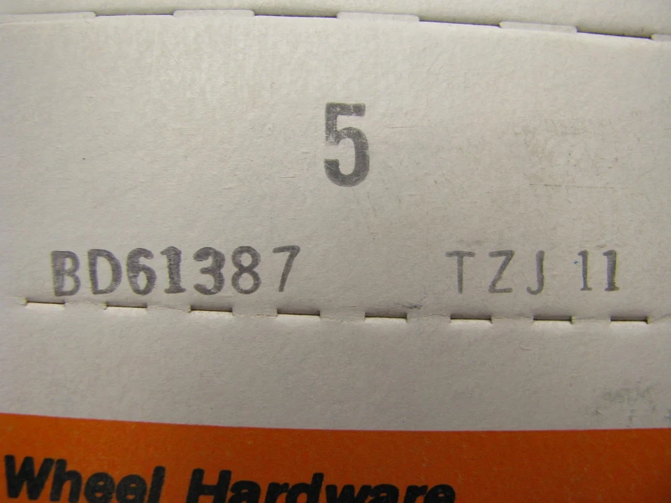 (5) Pernos de perno de rueda trasera Wagner BD61387 para Mazda RX-7 1986-1991 Foto 3 de 3