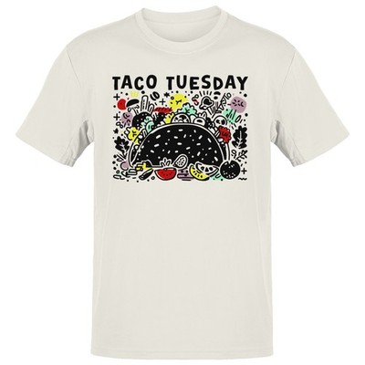 Colorful Taco Tuesday Men's T-shirt