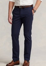 Polo Ralph Lauren Ink Navy Blue BEDFORD STRAIGHT FIT Chino Pants - all sizes