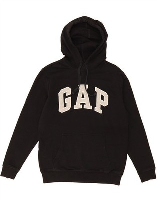GAP Herren Graphic Hoodie Pullover XS Schwarz Baumwolle BI16