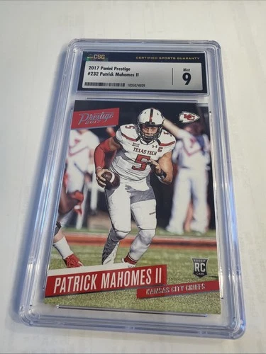 2017 PRESTIGE PATRICK MAHOMES II #232 RC GMA 9