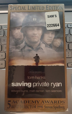 Saving Private Ryan VHS Special Limited Edition NEW SEALED Collector's